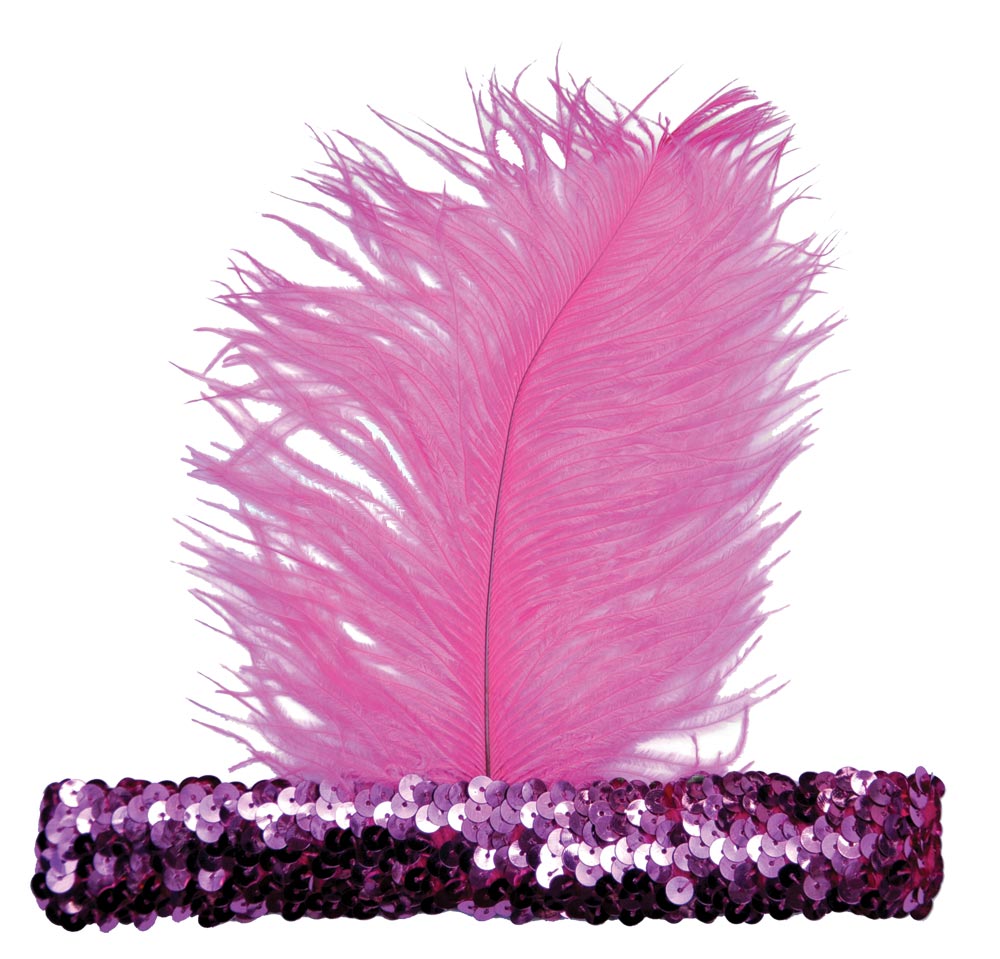 Flapper Headband - Pink