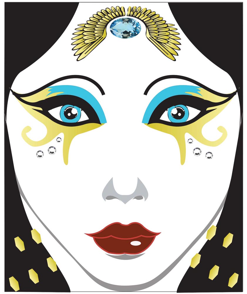 Egyptian Face Decal
