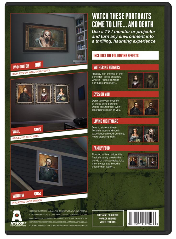 Unliving Portraits - back