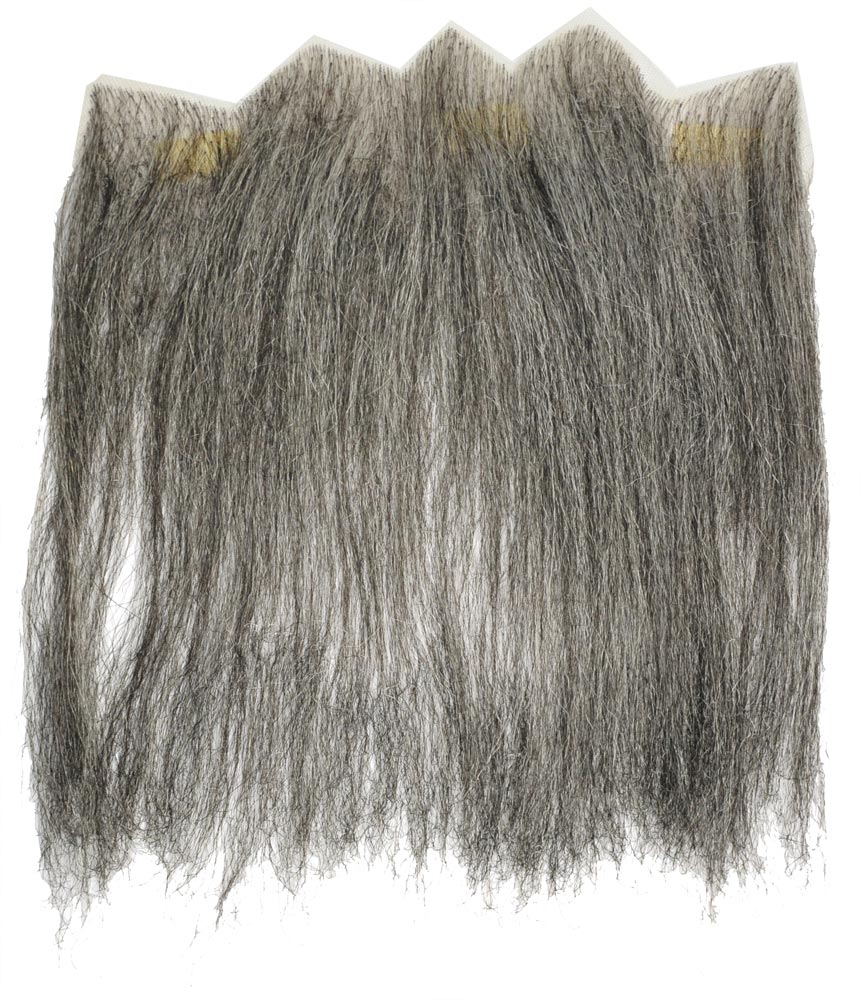 Full Grey Human Hair Beard