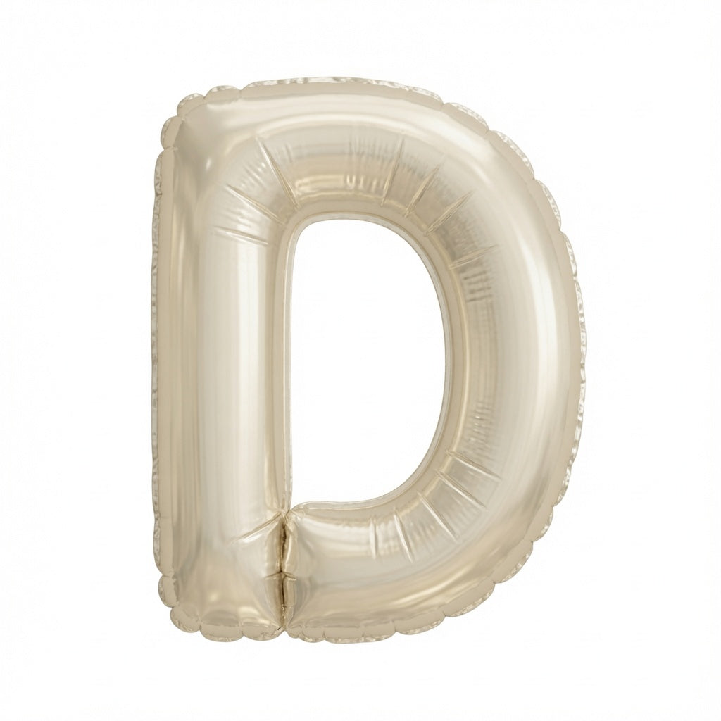 198 WHT/GLD SS BLLN LTR D