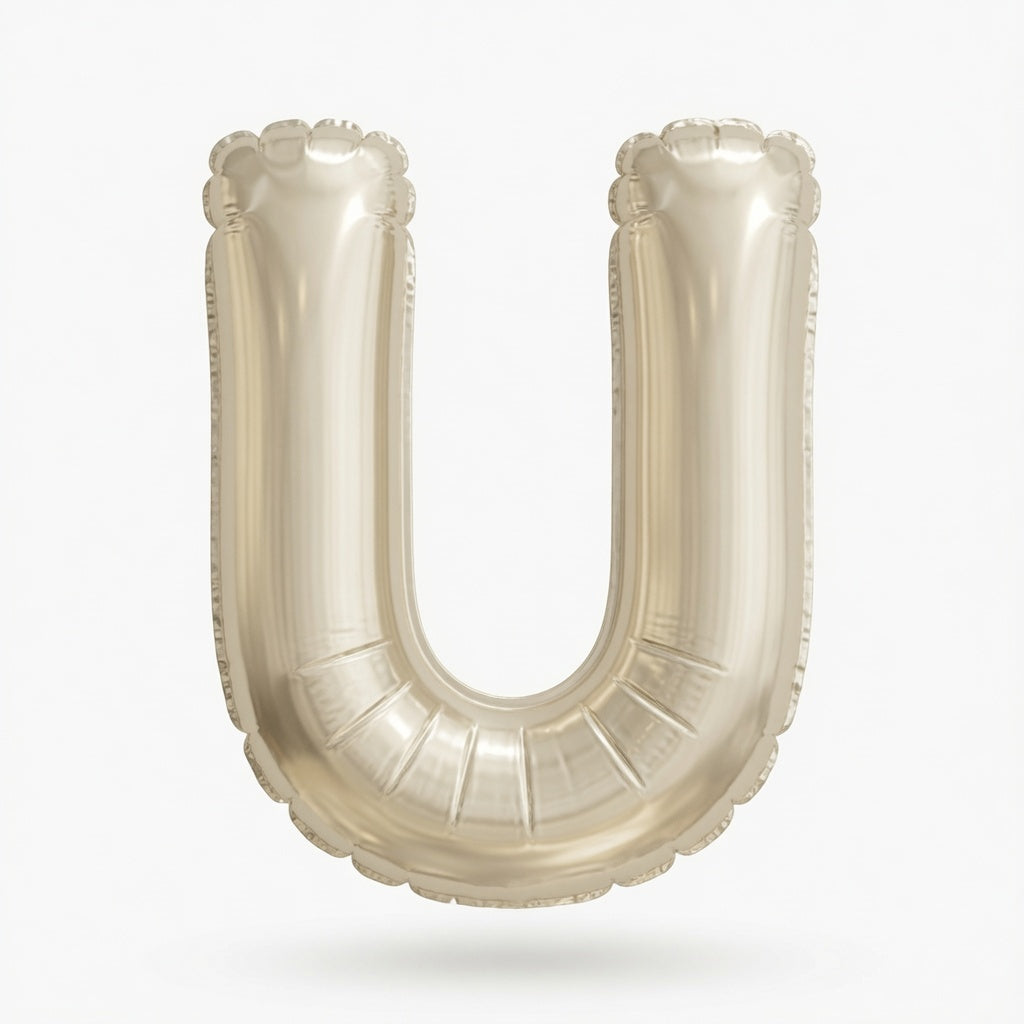368 WHT/GLD SS BLLN LTR U