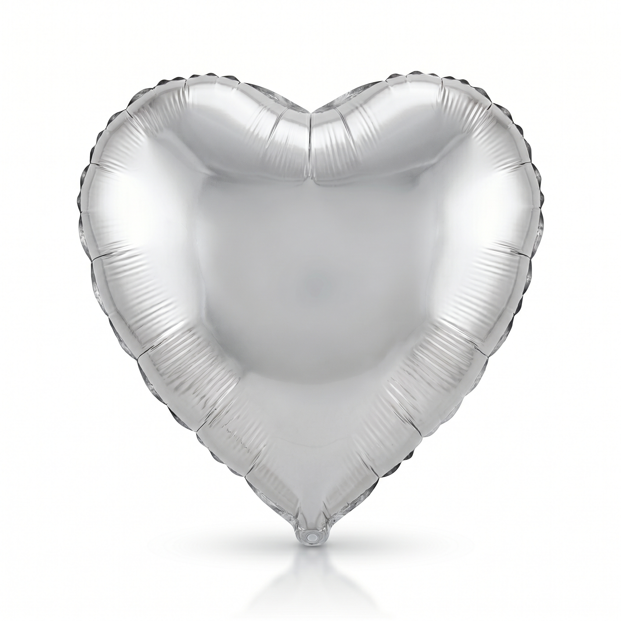 Heart Mylar Silver