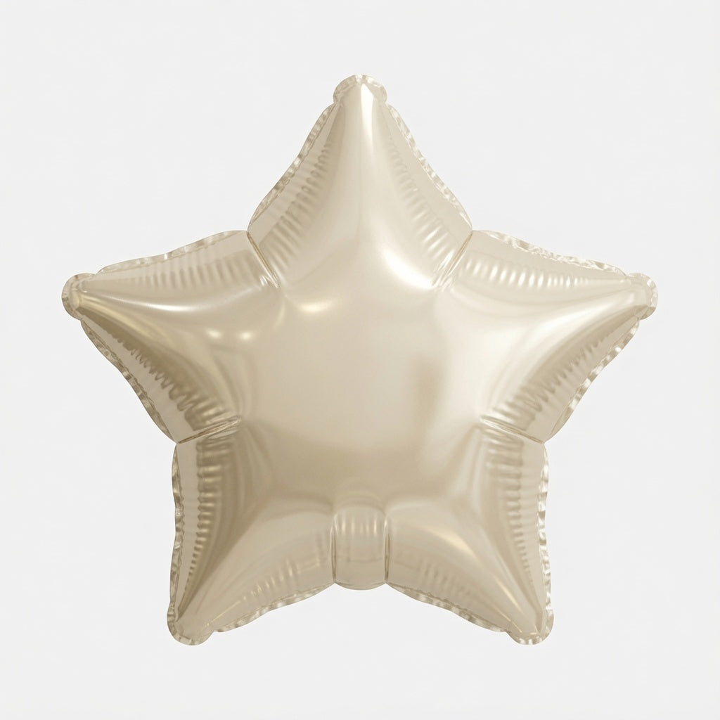 WHT/GLD DECO KIT STAR ACCENT