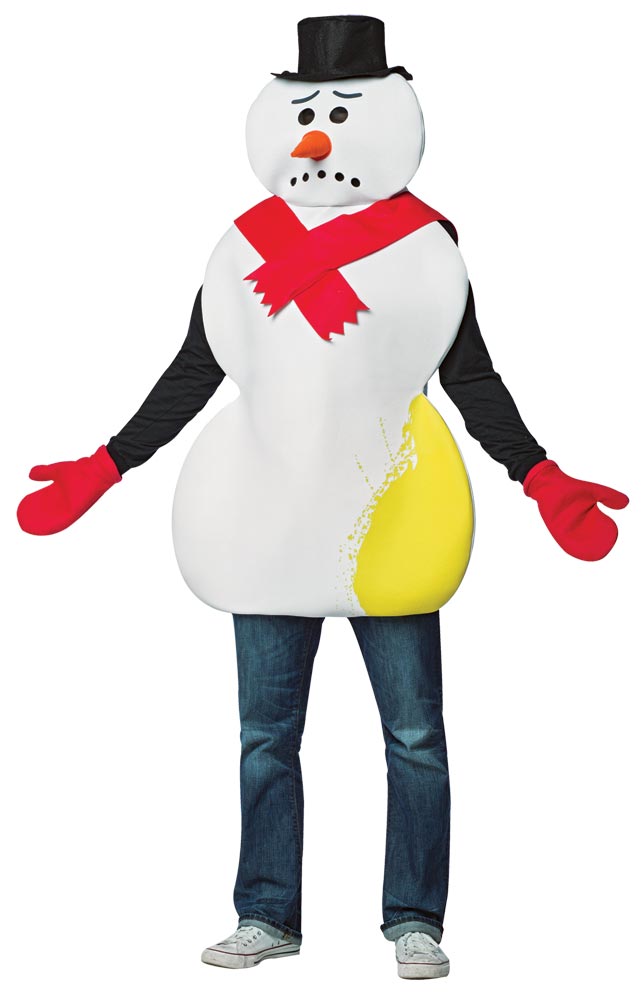 Yellow Snowman Costume