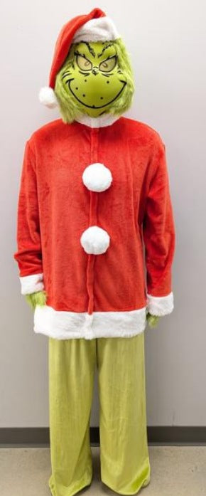 Santa Grinch Adult 2-Piece Costume - X-Large