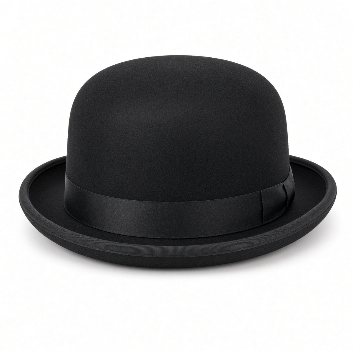 Black Felt Bowler Hat