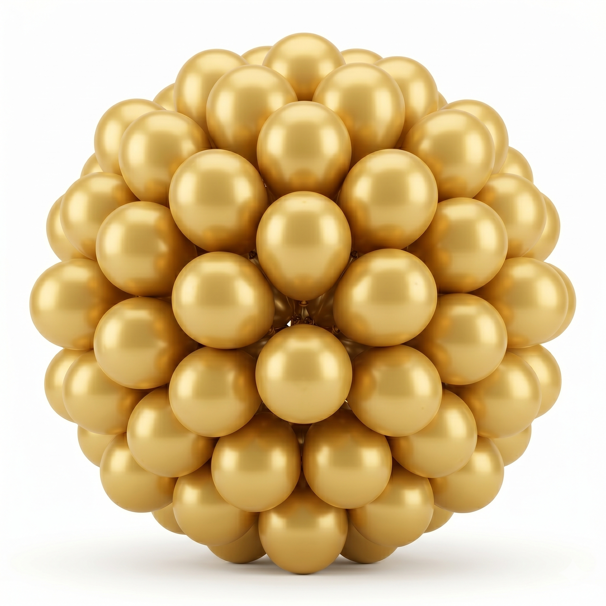 72 Count 12 Inch Gold Latex Balloons