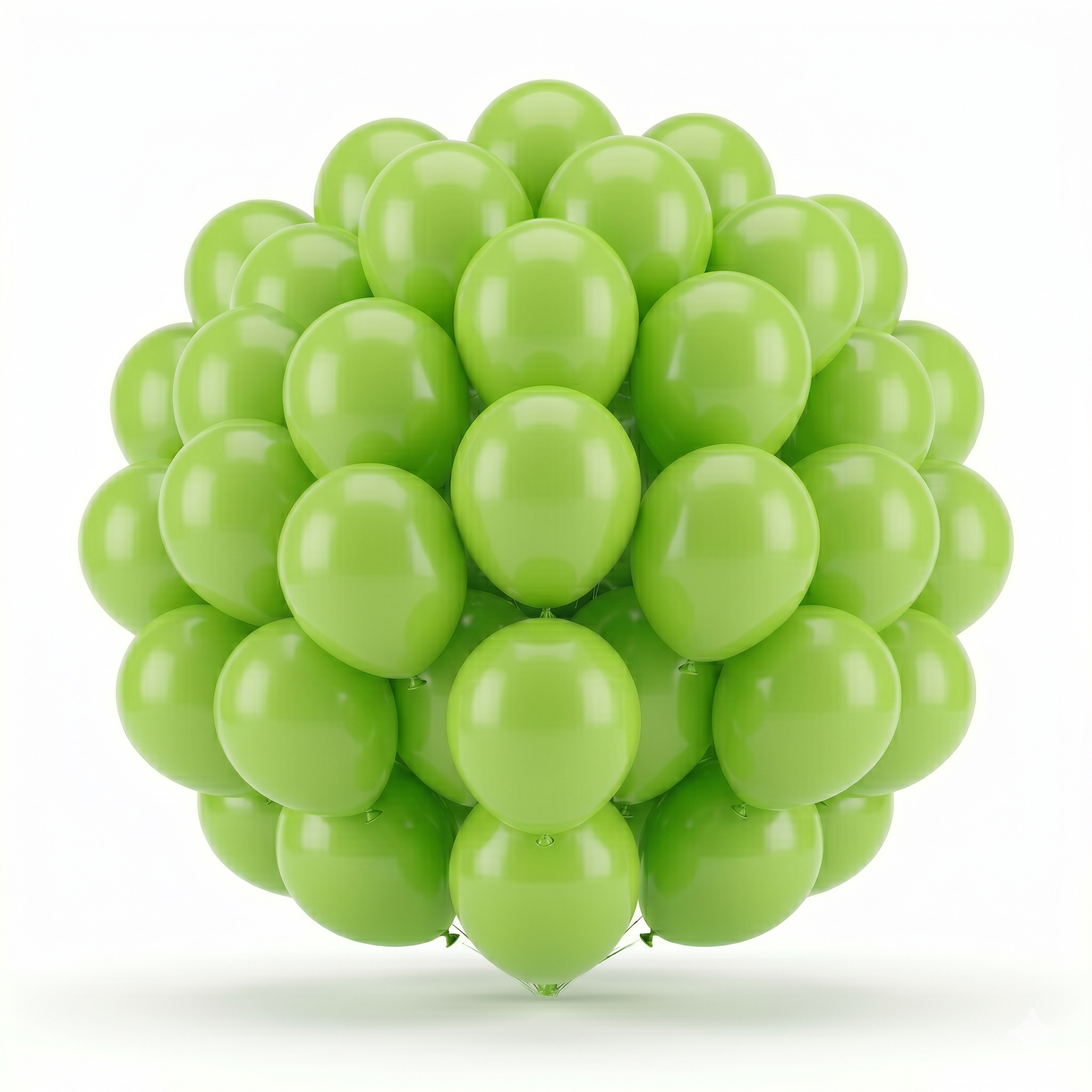 72 Count 12 Inch Kiwi Latex Balloons