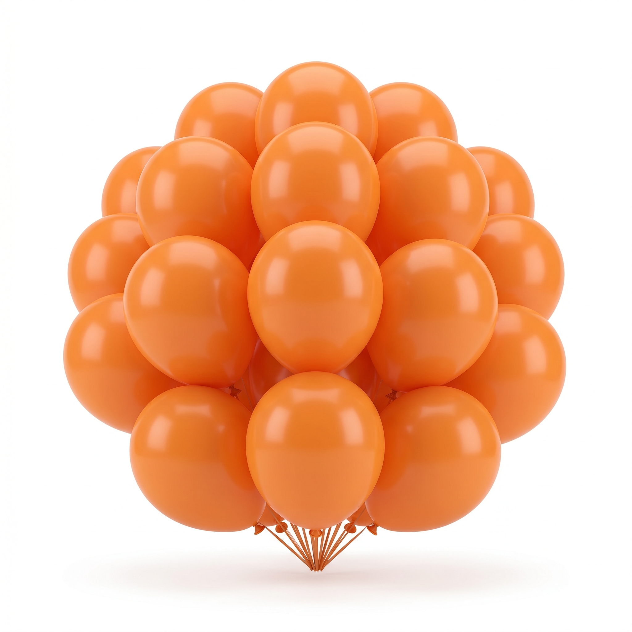 20 Count 9 Inch Orange Latex Balloons