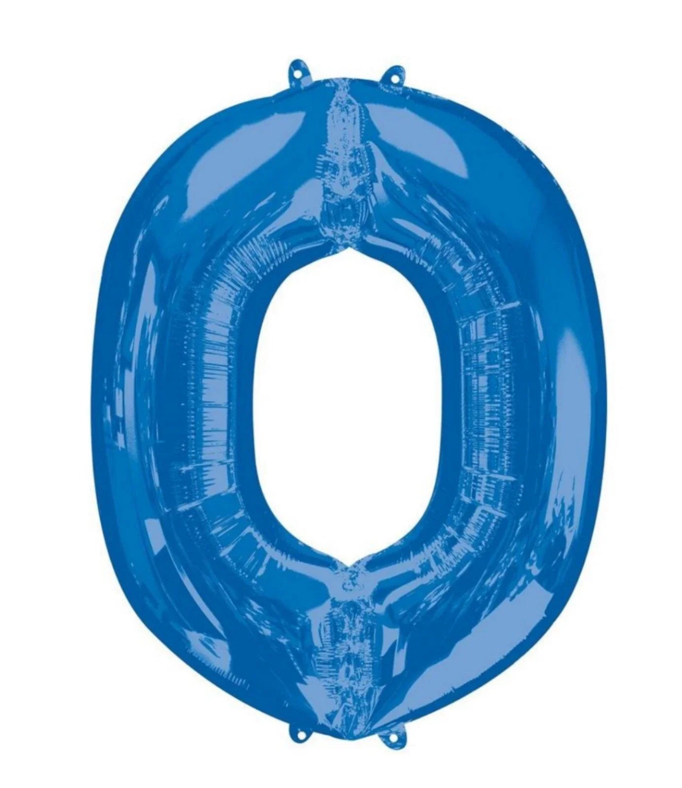 34" Number "0" Foil Balloon - Blue