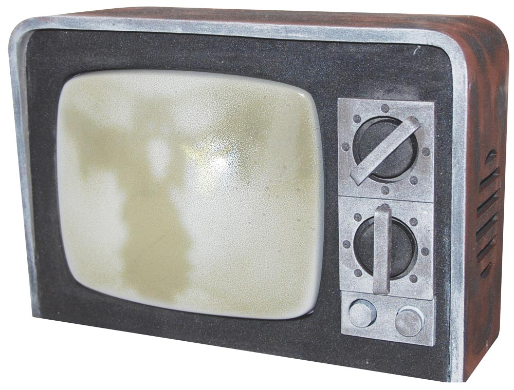 Broken Television Prop