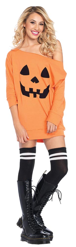 Leg Avenue Pumpkin Jersey Dress UA86655ML